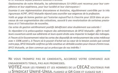 Une couverture santé renforcée sans augmenter les cotisations, engagement tenu en 2019 !